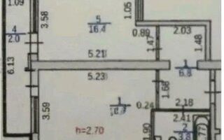 Продажа 1-комнатной квартиры, 49.7 м²