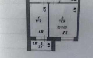Продажа 1-комнатной квартиры, 42.2 м²