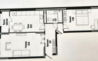Продажа 2-комнатной квартиры, 72 м²