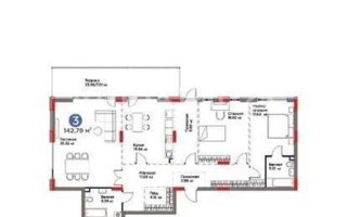 Продажа 4-комнатной квартиры, 142.79 м²