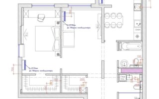 Продажа 2-комнатной квартиры, 74 м²