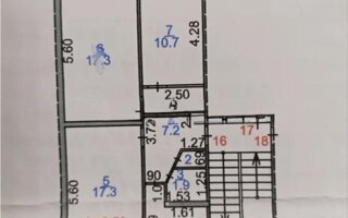 Продажа 3-комнатной квартиры, 62 м²