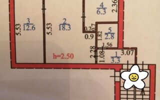 Продажа 2-комнатной квартиры, 43 м²