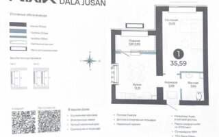 Продажа 1-комнатной квартиры, 36 м²