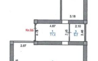 Продажа 3-комнатной квартиры, 105.3 м²