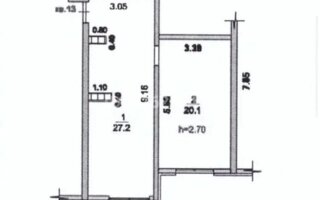 Продажа 1-комнатной квартиры, 48 м²