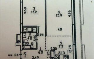 Продажа 2-комнатной квартиры, 49 м²