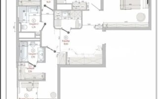 Продажа 3-комнатной квартиры, 117 м²