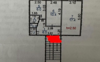 Продажа 2-комнатной квартиры, 44.6 м²