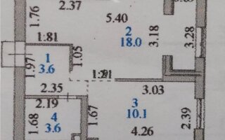 Продажа 1-комнатной квартиры, 35.3 м²