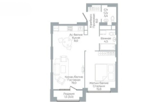 Продажа 2-комнатной квартиры, 60 м², пр. Аль-Фараби, дом  41 - Продажа  двухкомнатных квартир в новостройках Алматы