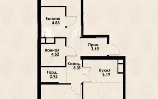 Продажа 3-комнатной квартиры, 78.2 м²