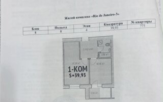 Продажа 1-комнатной квартиры, 40 м²