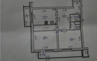 Продажа 2-комнатной квартиры, 68 м²
