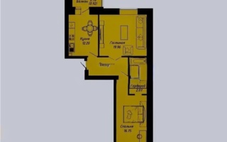 Продажа 2-комнатной квартиры, 63.38 м²