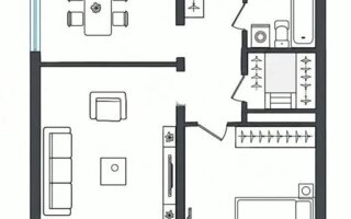 Продажа 2-комнатной квартиры, 53 м²