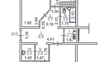 Продажа 3-комнатной квартиры, 98 м²