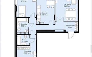 Продажа 3-комнатной квартиры, 105 м²