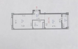 Продажа 1-комнатной квартиры, 47.2 м²