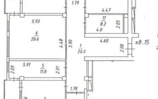 Продажа 4-комнатной квартиры, 155 м²