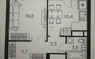 Продажа 1-комнатной квартиры, 41.7 м², ул. Утеген батыра, дом  11г - Продажа квартир в новостройках Алматы