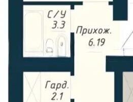 Продажа 1-комнатной квартиры, 41 м²