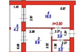 Продажа 1-комнатной квартиры, 38.7 м²