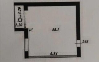 Продажа 1-комнатной квартиры, 49 м²