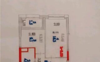 Продажа 1-комнатной квартиры, 39 м²