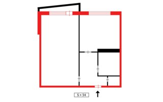 Продажа 1-комнатной квартиры, 34 м²