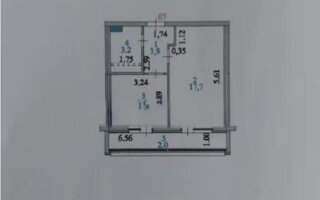 Продажа 1-комнатной квартиры, 36 м²
