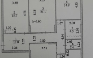 Продажа 4-комнатной квартиры, 112.8 м², ул. Байтурсынова, дом  14 - Продажа квартир в новостройках Астаны