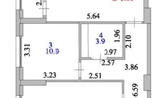 Продажа 2-комнатной квартиры, 65 м²