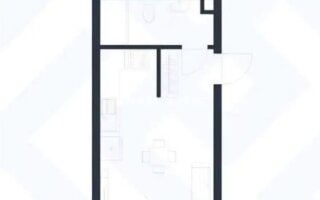Продажа 1-комнатной квартиры, 24.54 м²