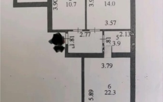 Продажа 2-комнатной квартиры, 62 м²