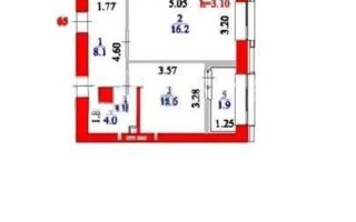 Продажа 1-комнатной квартиры, 40 м²