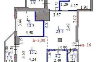 Продажа 3-комнатной квартиры, 85 м²
