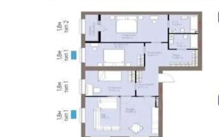 Продажа 4-комнатной квартиры, 108.5 м²