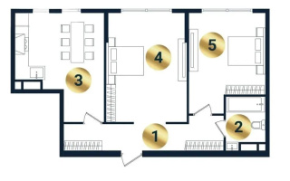 Продажа 3-комнатной квартиры, 71.5 м²