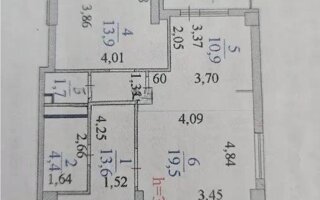 Продажа 2-комнатной квартиры, 65 м²