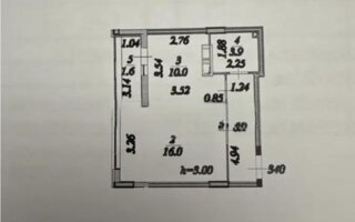 Продажа 1-комнатной квартиры, 37.6 м²