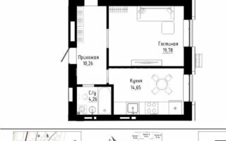 Продажа 2-комнатной квартиры, 65 м²