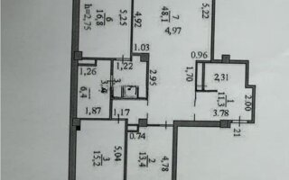Продажа 3-комнатной квартиры, 120 м²