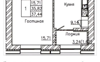 Продажа 1-комнатной квартиры, 37.4 м², ул. Сыганак, дом  12 стр - Продажа  однокомнатных квартир в новостройках Астаны без посредников