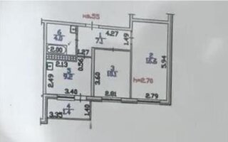 Продажа 2-комнатной квартиры, 48.4 м²