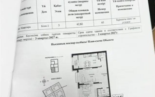 Продажа 2-комнатной квартиры, 63 м²