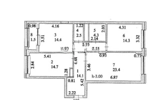 Продажа 3-комнатной квартиры, 90 м², ул. Толе би, дом  27 - Продажа квартир в Казахстане