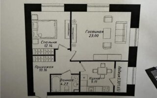 Продажа 2-комнатной квартиры, 60.33 м²