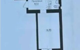 Продажа 2-комнатной квартиры, 58.68 м²