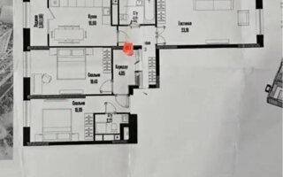 Продажа 3-комнатной квартиры, 91.4 м²